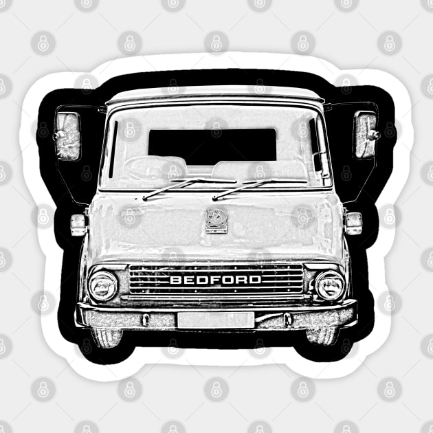 Bedford TK 1960s 1980s classic heavy lorry Bedford Tk Sticker